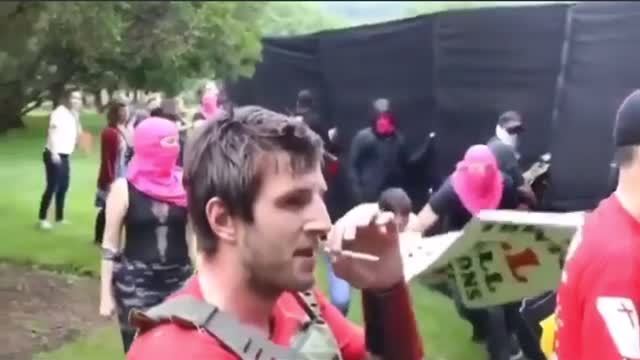Antifa meets some turbulence lmao
