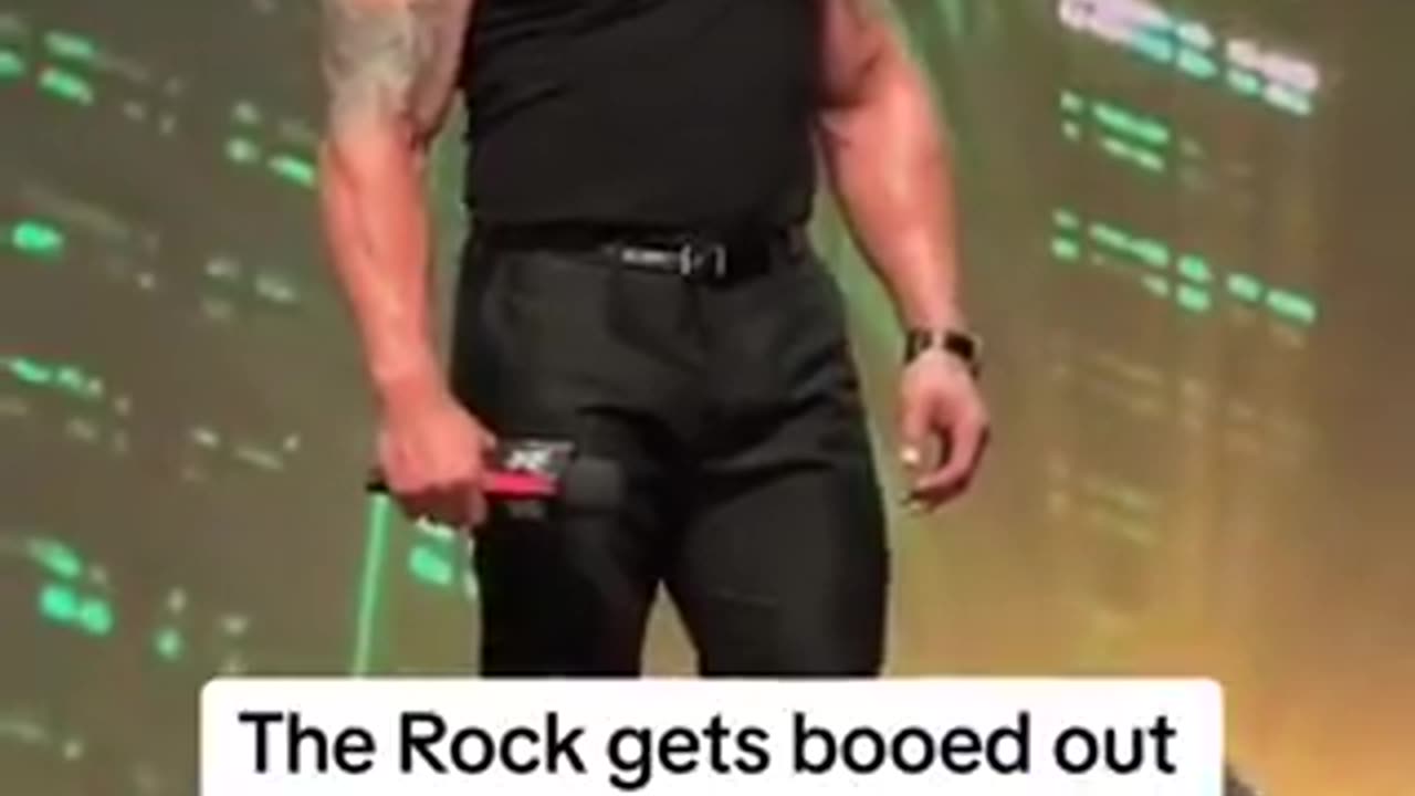 CROWD IN VEGAS BOOs “THE ROCK” DEMANDING HE FOLLOW THROUGH WITH AID