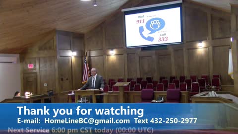 Pastor Robb Foreman // Dial 911 or Call 333 // 9/11/2022