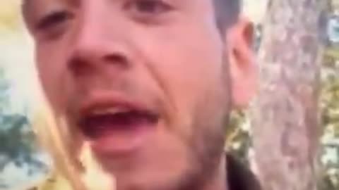 Psycho Israeli soldier laughs for killing Palestinian children