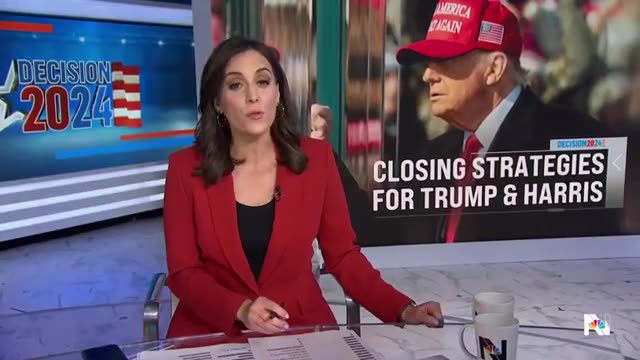 Steve Kornacki Breaks Down Final NBC News Poll as Trump & Harris Rally for Last Votes