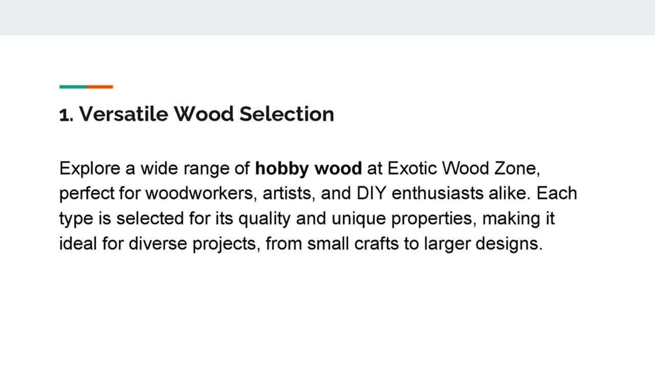 Discover Quality Hobby Woods for Every Project at Exotic Wood Zone