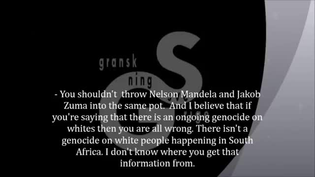 Swedish Socialdemocrats claims that there is no genocide in South Africa