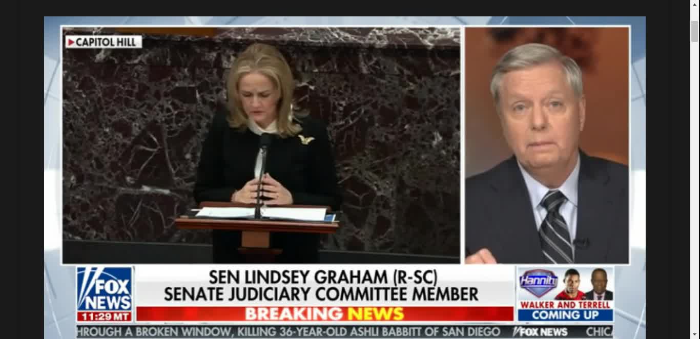 Lindsey Graham on day 2 Impeachment part deux