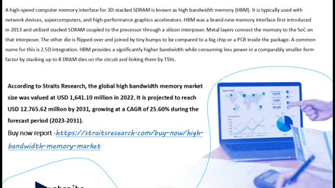 High Bandwidth Memory to Witness Significant Growth by Forecast