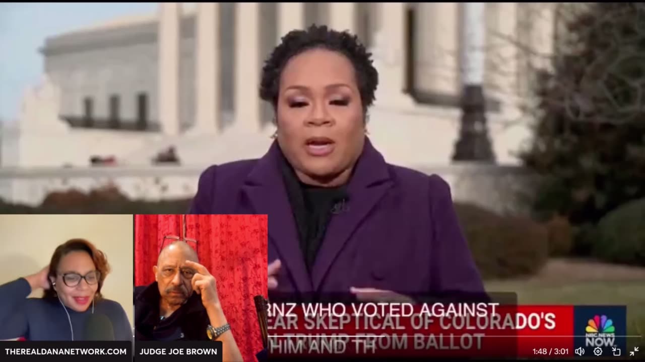 Explicit Judge Joe Brown to anyone who says president Donald Trump committed insurrection