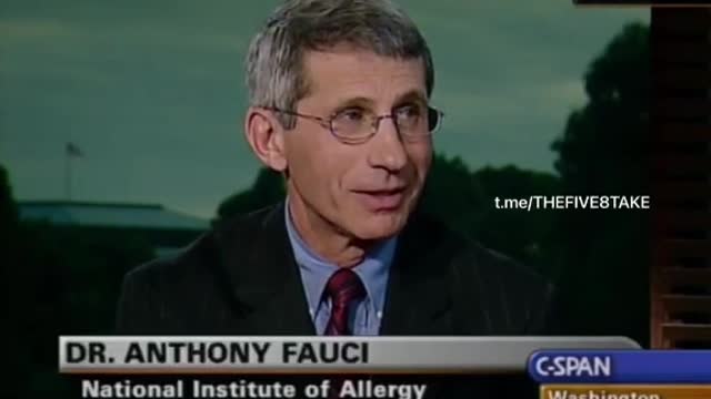 Dr. Fauci Tells the Truth