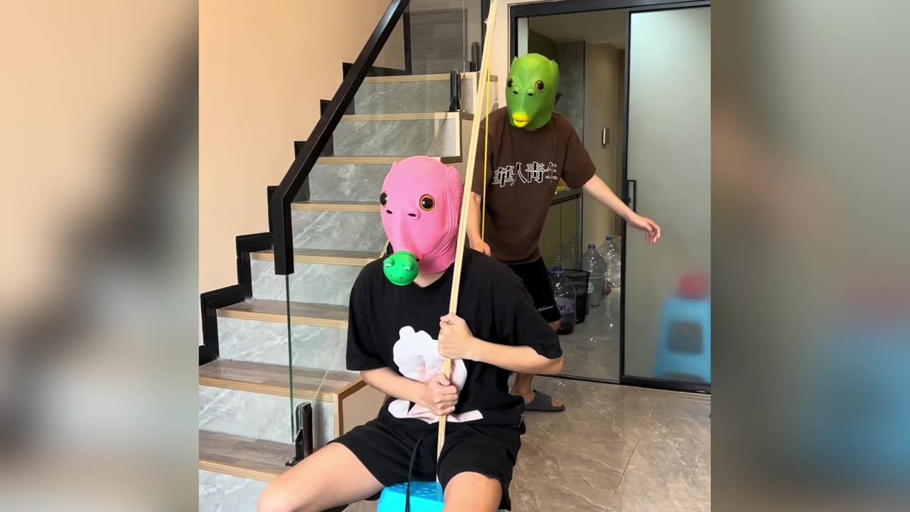 Ask your friends to come and watch the Rock-Paper-Scissors Challenge