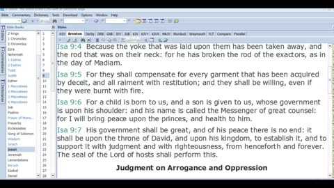 Isayah 9:6 Interpretation by Bro. Rick re: Hezekyah