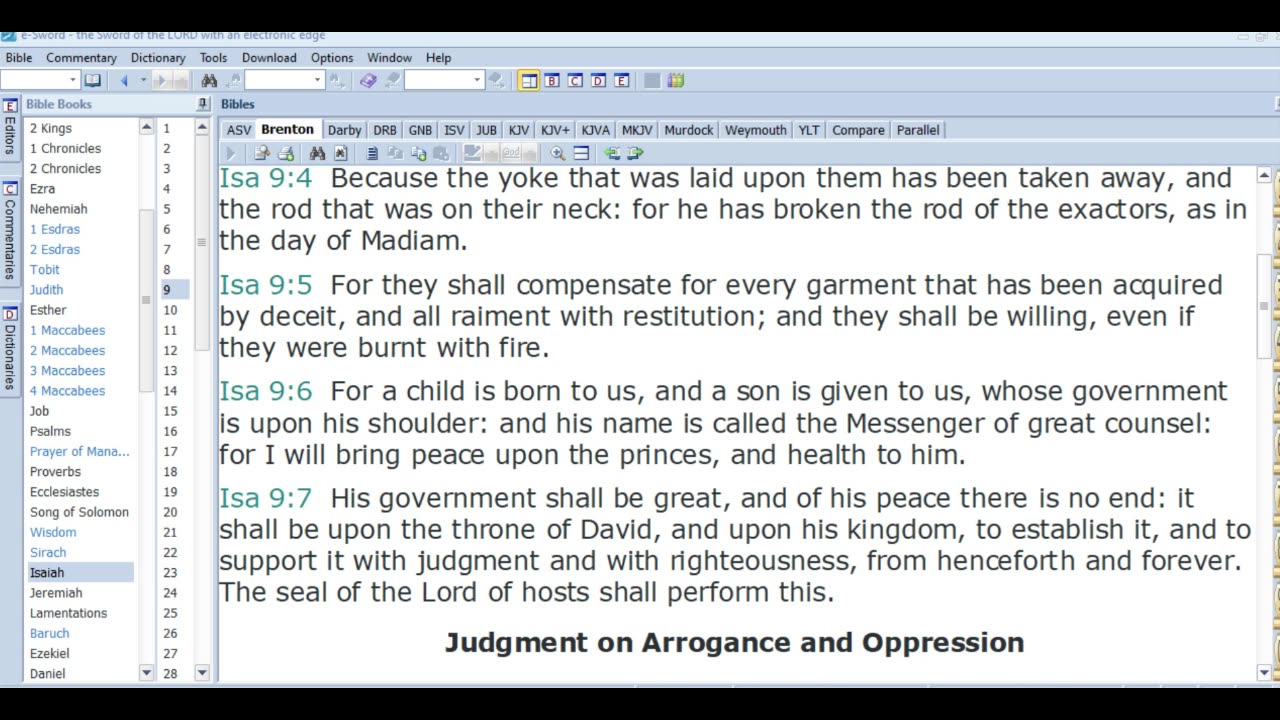Isayah 9:6 Interpretation by Bro. Rick re: Hezekyah