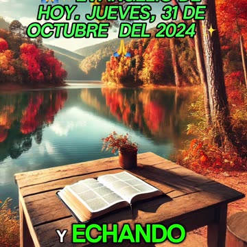 🙏✨Evangelio de HOY. Jueves, 31 de Octubre del 2024 ✨🙏