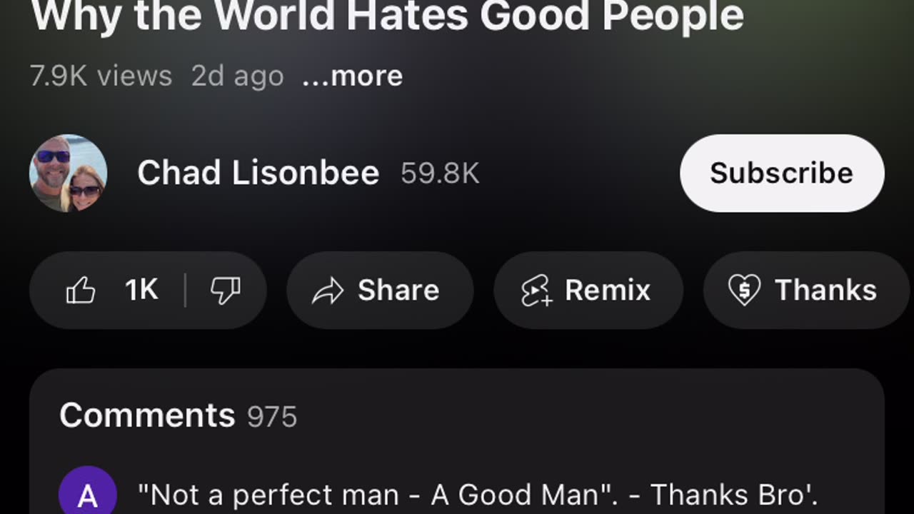 And the world wins again