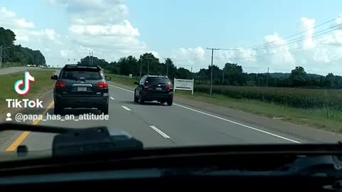 Slowpoke left lane driver