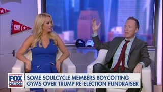 Erin Elmore SoulCycle boycott, MAGA hat