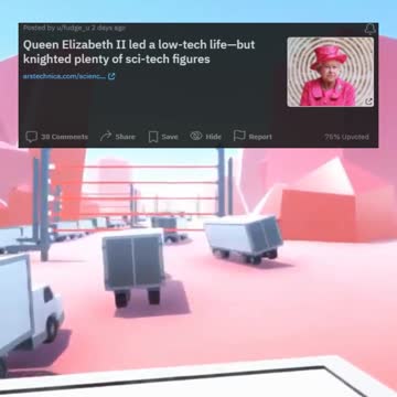 Queen Elizabeth II led a low-tech lifebut knighted plenty of sci-tech figures