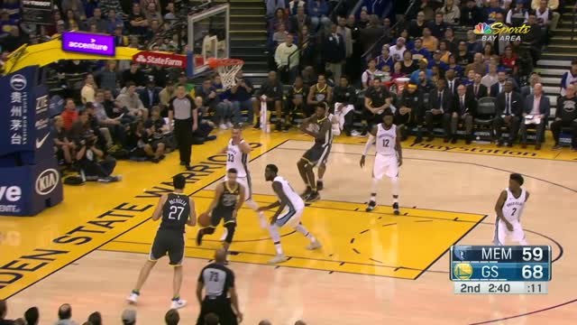 NBA basketball moment