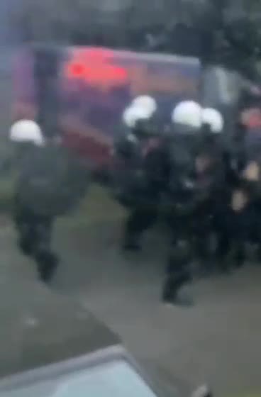 Belgium Police Randomly Beat Covid Protestors in Heads w/ Batons