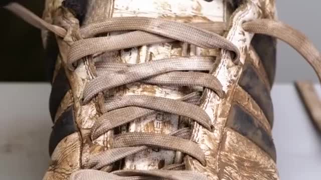 Restoration of 25-years old Adidas sneakers