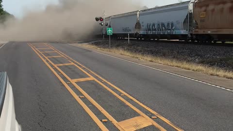Train Collides With Semi Truck