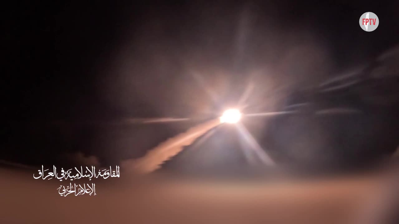 Islamic Resistance in Iraq launching an AL-ARQAB missile towards a vital Zionist target, 27 Sep 2024