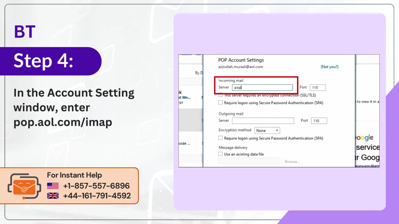 Fix IMAP & POP Related Issues in BT Email Account