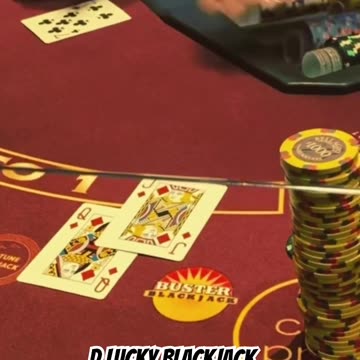 $20K Buy in Blackjack D Lucky Jackpot Experience in Las Vegas