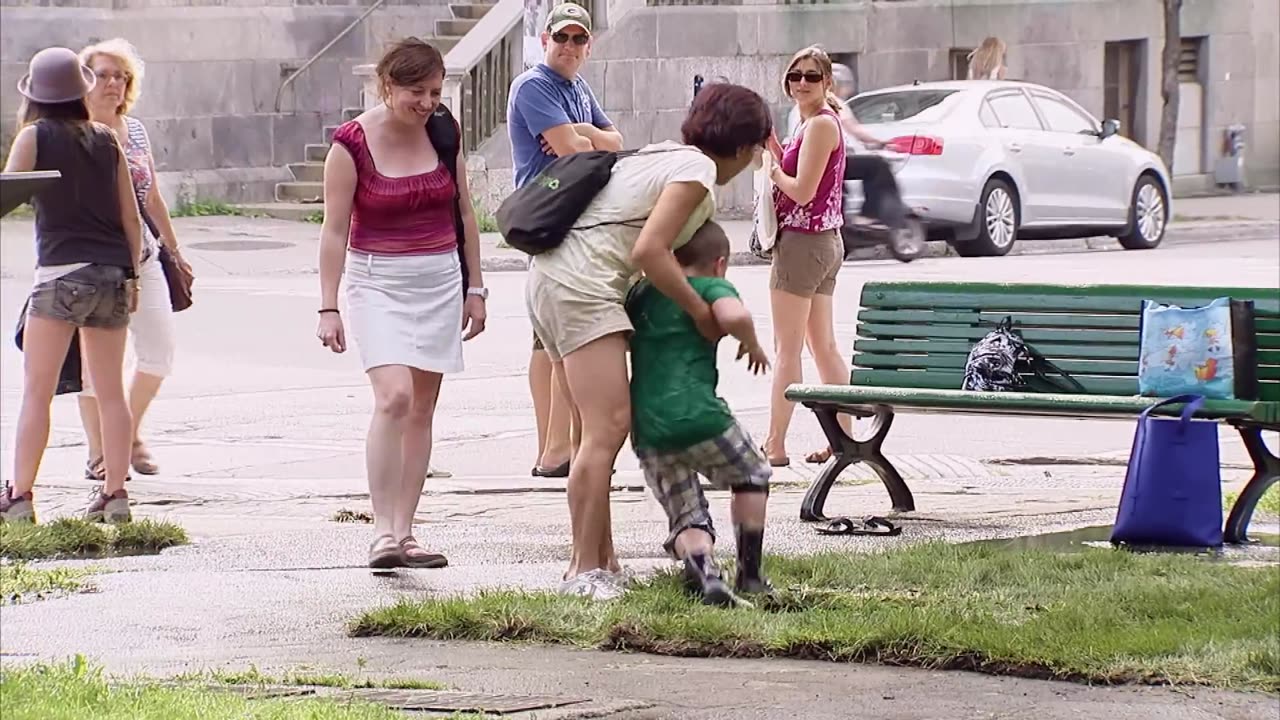 Strongest 10 Year Old Girl | Just For Laughs Gags