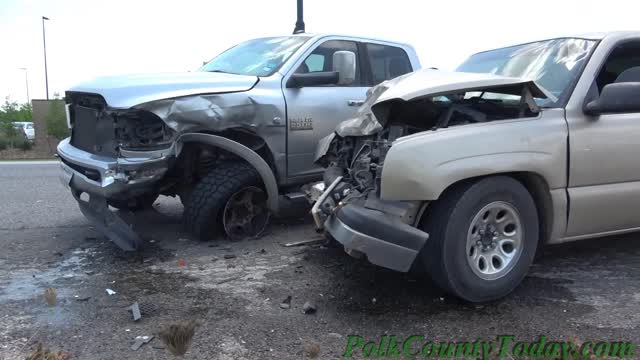 PICKUPS COLLIDE, LIVINGSTON TEXAS, 06/24/22...