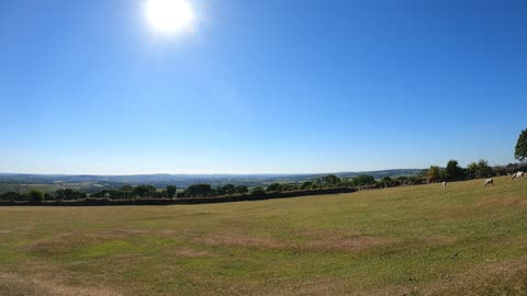 Dartmoor Landscape at a higher altitude. Driving. GoPro