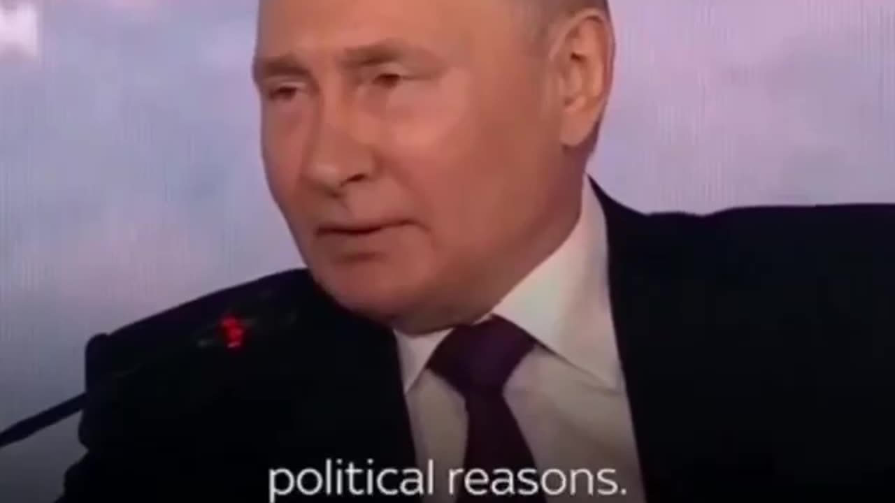 Putin says the "persecution of President Trump" has exposed the US political system as "Rotten".