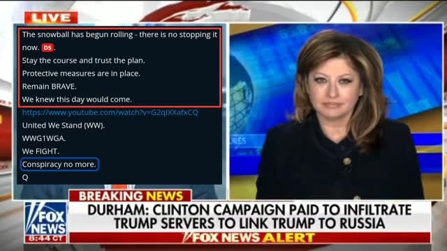 D5 - Durham's Court Filing shows INFILTRATION within the Executive Office of the President