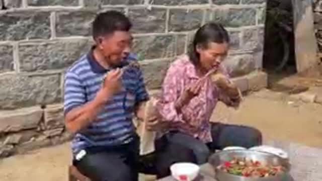 Amazing Father Cooking Eating Food With Wife Video