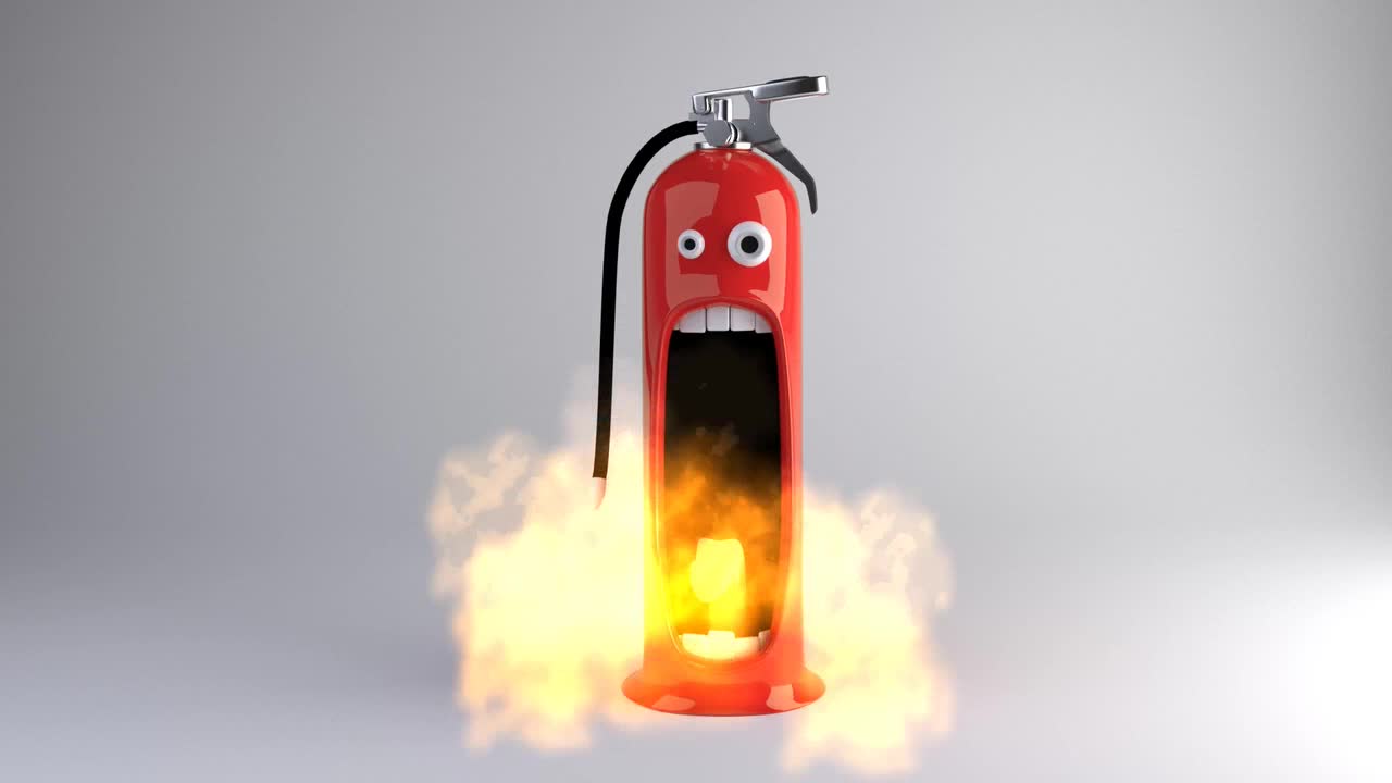 Fire Extinguisher Animated