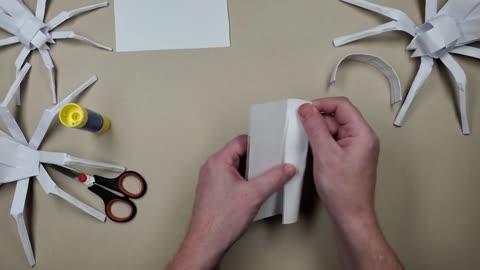 How to make a HUGE SPIDER from A4 paper