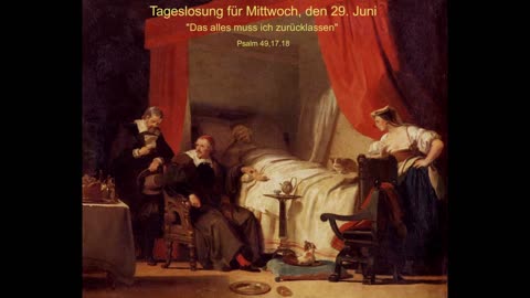 Tageslosung für Mittwoch, den 29. Juni