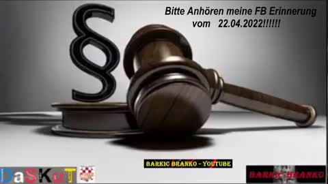 Bitte Anhören meine FB Erinnerung vom 22.04.2022!!!!!!