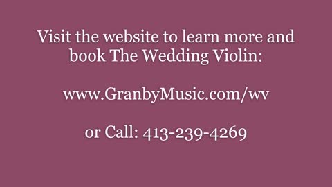 Wedding Violin Playlist