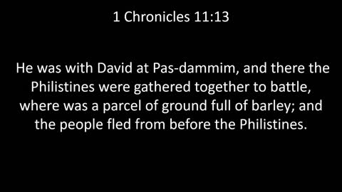 KJV Bible 1st Chronicles Chapter 11