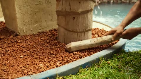 100 Days Building A Modern Underground Hut With A Grass Roof And A Swimming Pool