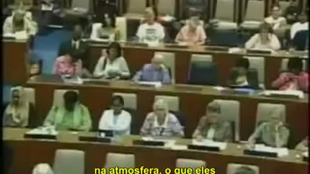Dra. Rosalind Peterson - ☁⚠Chemtrails Palestra Sobre Geoengenharia na ONU☁⚠