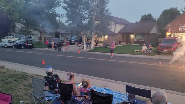 Independence Day In Front Of Our House In CO