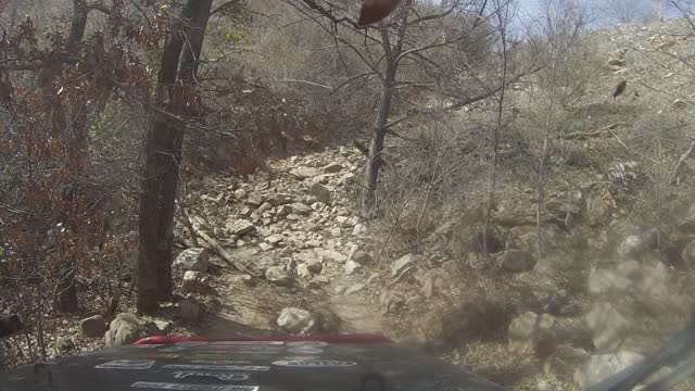 Superman Jeep on No Winch Hill at Bridgeport ORV