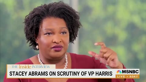 Stacey Abrams claims People are racist for not liking Kamala Harris