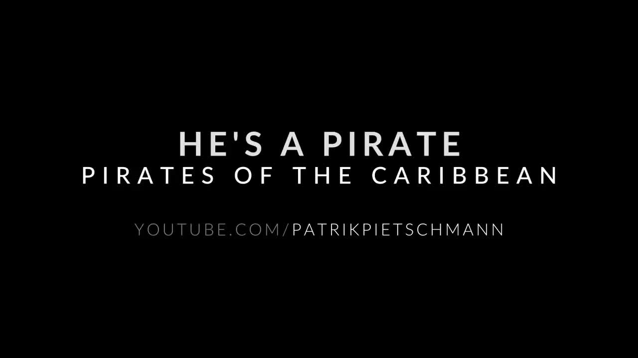 Pitares of the Caribbean - He's a Pirate (Piano Version)