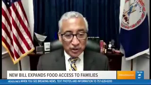 WVEC: New bill introduced by Rep. Bobby Scott would address food insecurity