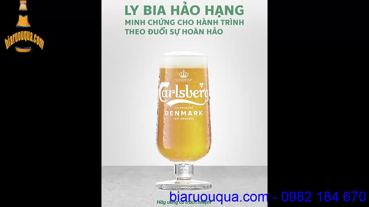 Hộp quà ly bia Carlsberg giá bao nhiêu? Mua quà tặng ly nhập khẩu giá rẻ