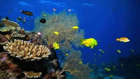 A JOURNEY INTO THE CORAL REEF WITH RELAXING PIANO MUSIC