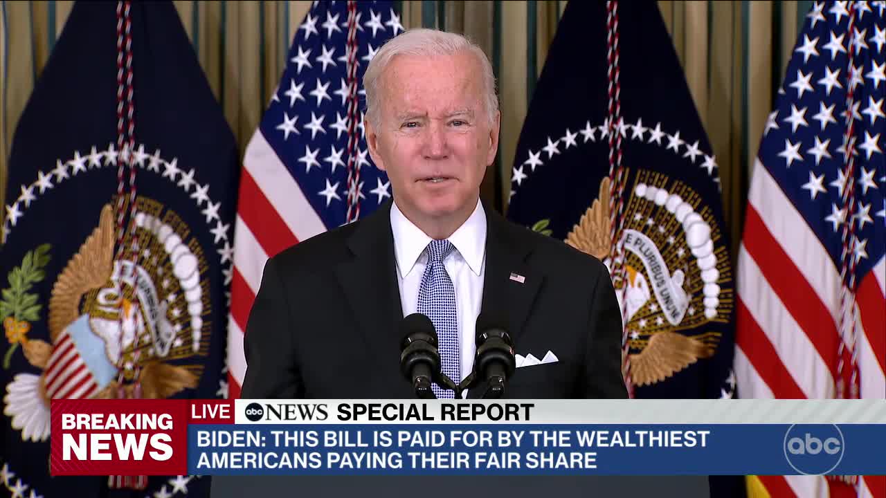 Biden speaks after passing of bipartisan infrastructure bill