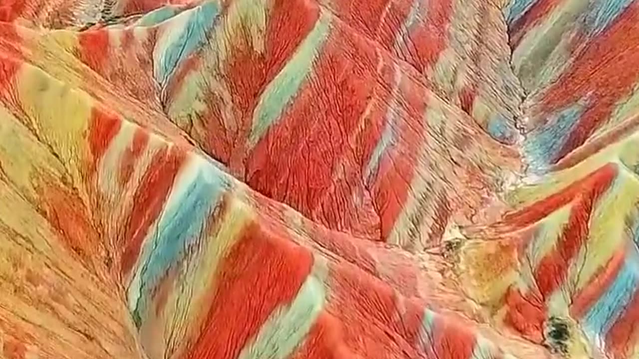 Rainbow Mountains of China