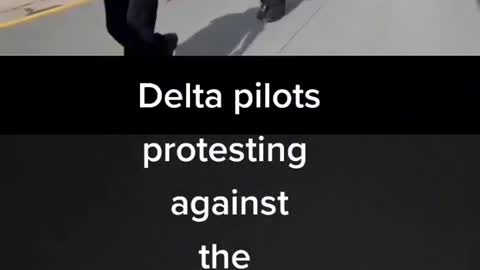 Delta Pilots Protest Jab